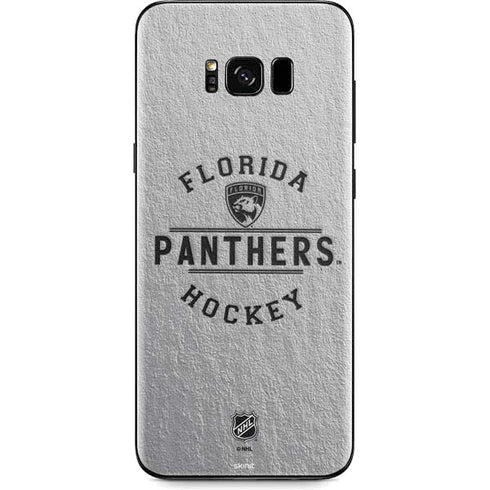 NHL Florida Panthers Black Text Galaxy S8 Skin
