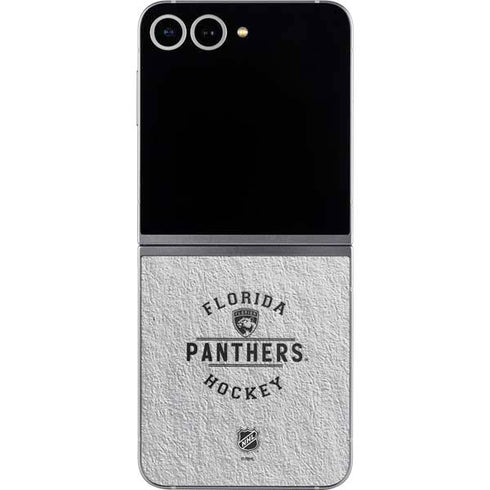 NHL Florida Panthers Black Text Galaxy Z Flip6 Skin