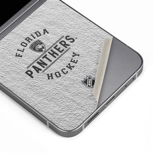 NHL Florida Panthers Black Text Galaxy Z Flip6 Skin