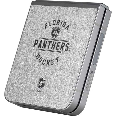 NHL Florida Panthers Black Text Galaxy Z Flip6 Skin