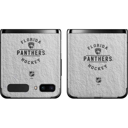 NHL Florida Panthers Black Text Galaxy Z Flip Skin