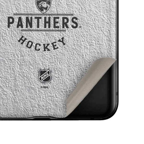 NHL Florida Panthers Black Text Galaxy Z Flip Skin