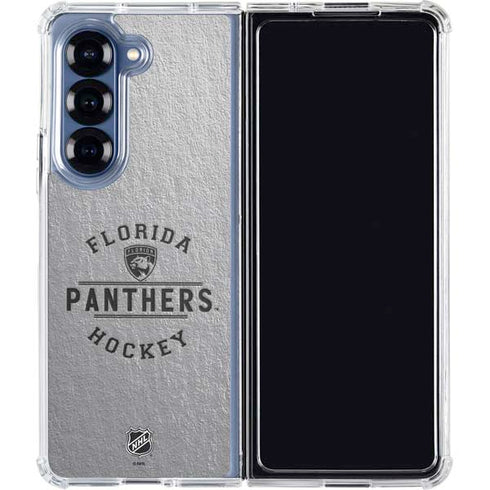 NHL Florida Panthers Black Text Galaxy Z Fold6 Clear Case