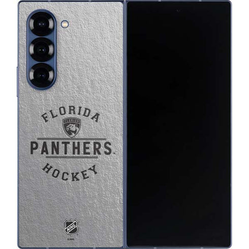 NHL Florida Panthers Black Text Galaxy Z Fold6 Skin