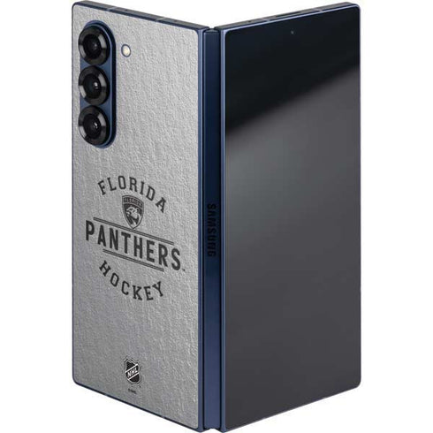 NHL Florida Panthers Black Text Galaxy Z Fold6 Skin