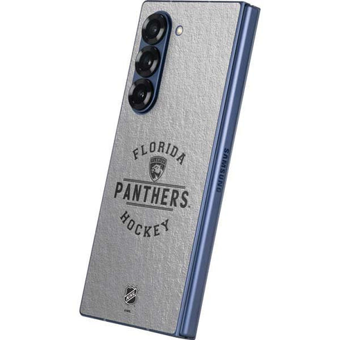 NHL Florida Panthers Black Text Galaxy Z Fold6 Skin