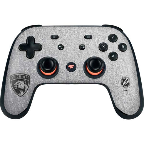 NHL Florida Panthers Black Text Google Stadia Controller Skin
