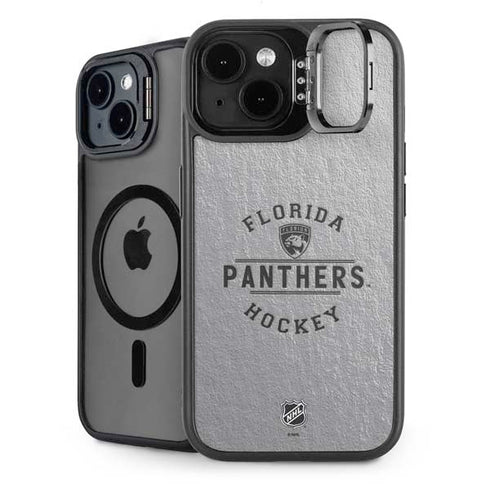 NHL Florida Panthers Black Text iPhone 13 Kickstand Case
