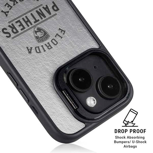 NHL Florida Panthers Black Text iPhone 14 Plus Kickstand Case