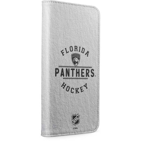 NHL Florida Panthers Black Text iPhone 15 Plus Folio Case