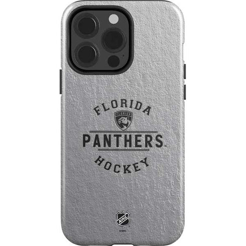 NHL Florida Panthers Black Text iPhone 15 Pro Impact Case