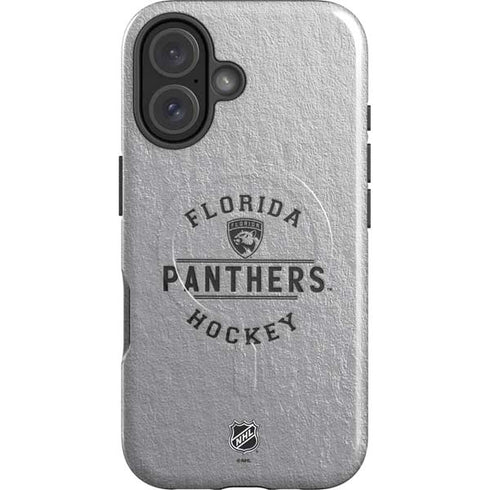 NHL Florida Panthers Black Text iPhone 16 Magsafe Impact Case