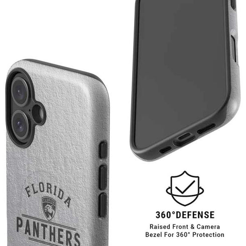 NHL Florida Panthers Black Text iPhone 16 Magsafe Impact Case