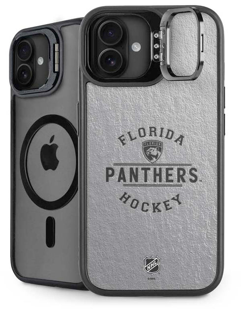 NHL Florida Panthers Black Text iPhone 16 Plus Kickstand Case