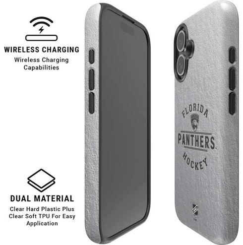 NHL Florida Panthers Black Text iPhone 16 Plus Magsafe Impact Case