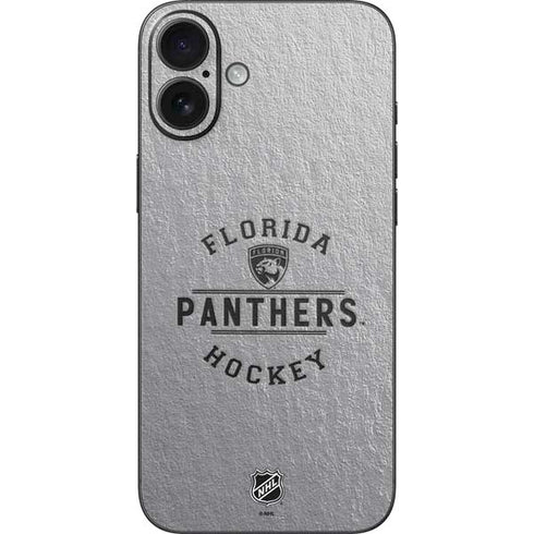 NHL Florida Panthers Black Text iPhone 16 Plus Skin