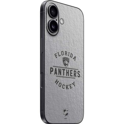 NHL Florida Panthers Black Text iPhone 16 Plus Skin