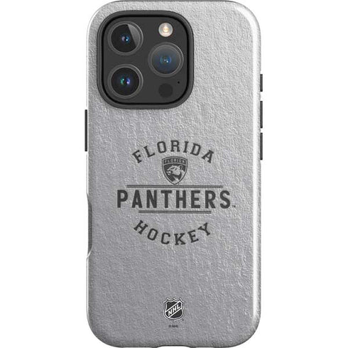 NHL Florida Panthers Black Text iPhone 16 Pro Impact Case