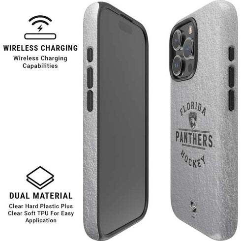 NHL Florida Panthers Black Text iPhone 16 Pro Magsafe Impact Case