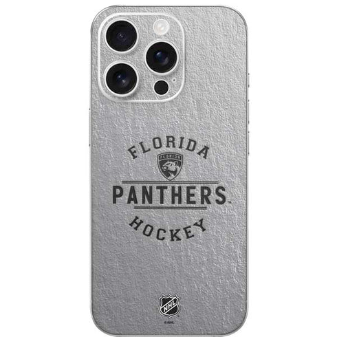 NHL Florida Panthers Black Text iPhone 16 Pro Skin