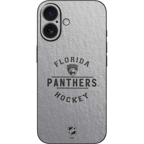 NHL Florida Panthers Black Text iPhone 16 Skin
