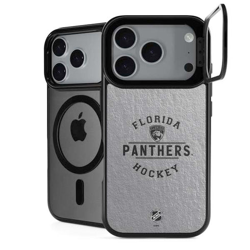 NHL Florida Panthers Black Text iPhone 18 Pro Kickstand Case