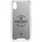 NHL Florida Panthers Black Text iPhone XS Clear Case