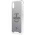 NHL Florida Panthers Black Text iPhone XS Clear Case