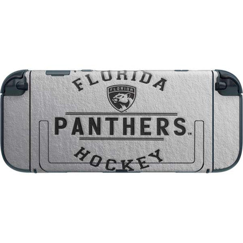 NHL Florida Panthers Black Text Nintendo Switch 2 (2025) with Joy-Con Skin
