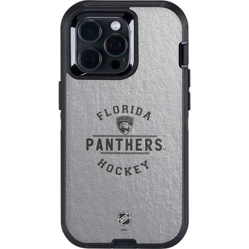 NHL Florida Panthers Black Text Otterbox Defender iPhone Skin