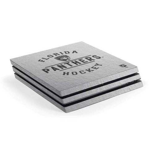 NHL Florida Panthers Black Text PS4 Pro Console Skin