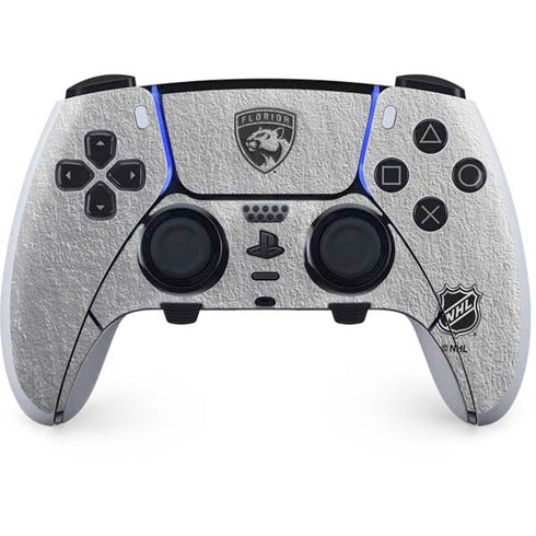 NHL Florida Panthers Black Text PS5 DualSense Edge Pro Controller Skin