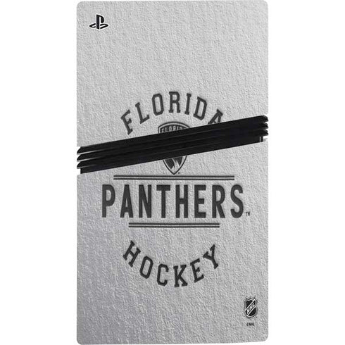 NHL Florida Panthers Black Text PS5 Pro Disk Bundle Skin
