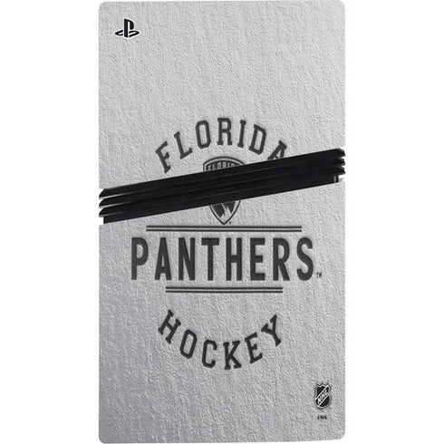 NHL Florida Panthers Black Text PS5 Pro Disk Console Skin