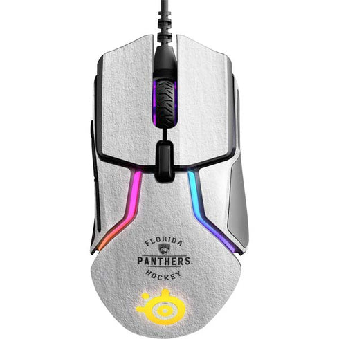 NHL Florida Panthers Black Text SteelSeries Rival 600 Gaming Mouse Skin