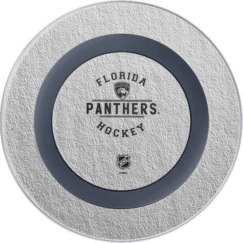 NHL Florida Panthers Black Text Wireless Charger Skin