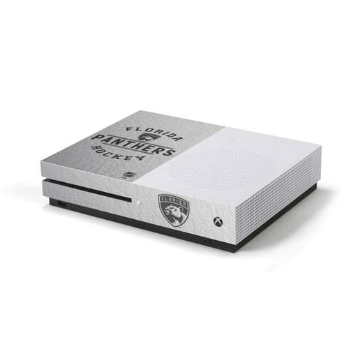 NHL Florida Panthers Black Text Xbox One S Console Skin