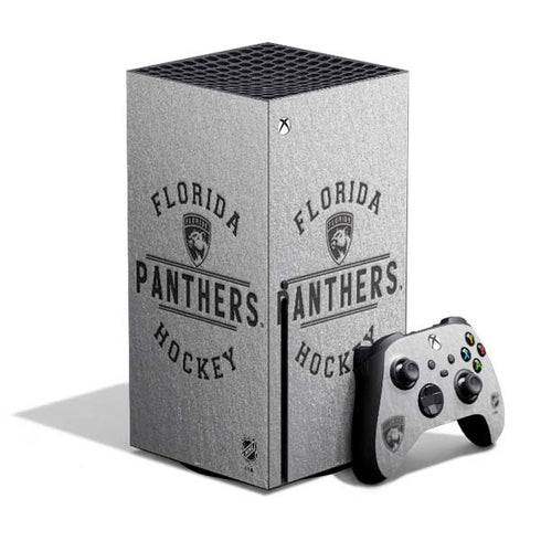 NHL Florida Panthers Black Text Xbox Series X Bundle Skin