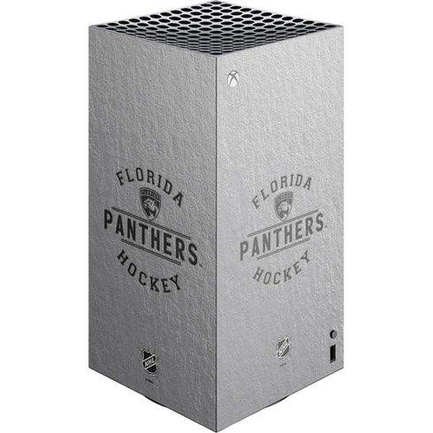 NHL Florida Panthers Black Text XBox Series X Digital Edition Console Skin