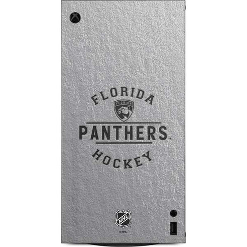 NHL Florida Panthers Black Text XBox Series X Digital Edition Console Skin