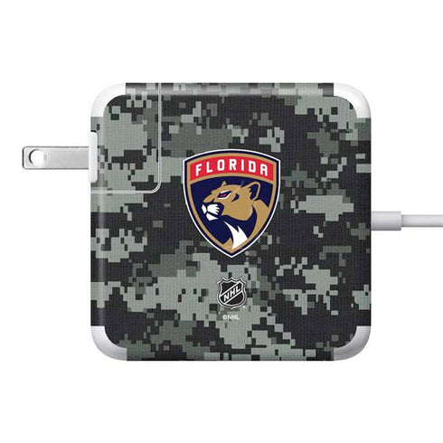 NHL Florida Panthers Camo 85W Power Adapter (15 and 17 inch MacBook Pro Charger) Skin