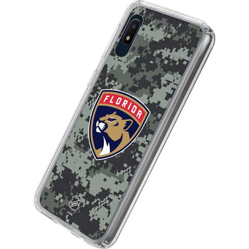 NHL Florida Panthers Camo Galaxy A10e Clear Case