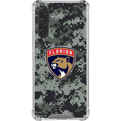 NHL Florida Panthers Camo Galaxy A17 Clear Case