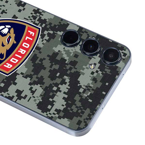 NHL Florida Panthers Camo Galaxy A55 5G Skin
