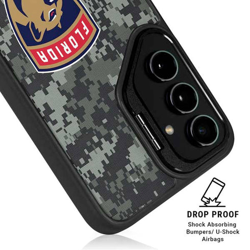 NHL Florida Panthers Camo Galaxy S24 FE Kickstand Case