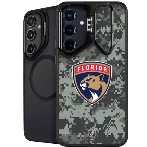 NHL Florida Panthers Camo Galaxy S25 Kickstand Case