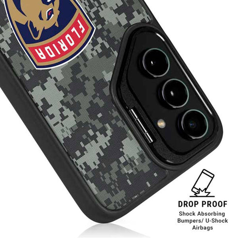 NHL Florida Panthers Camo Galaxy S25 Kickstand Case