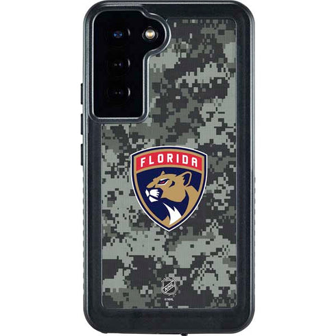 NHL Florida Panthers Camo Galaxy S24 Plus Waterproof Case
