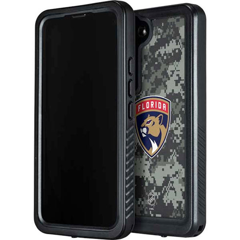 NHL Florida Panthers Camo Galaxy S24 Plus Waterproof Case