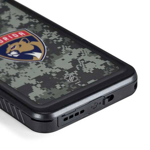 NHL Florida Panthers Camo Galaxy S24 Plus Waterproof Case